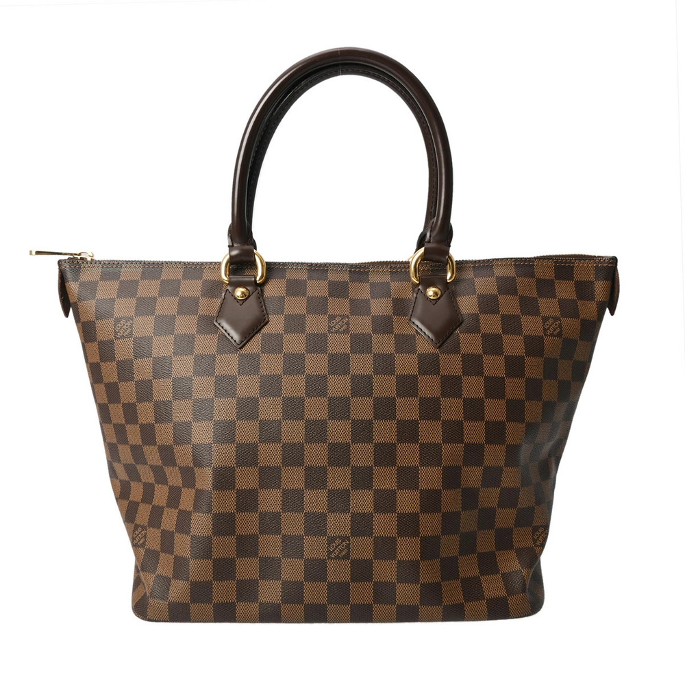 LOUIS VUITTON Damier Saleya Brown Canvas Handbag